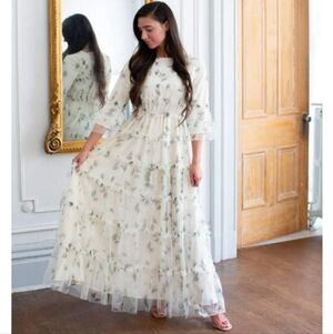 Dainty Jewells French Vineyard Maxi Dress Size Large